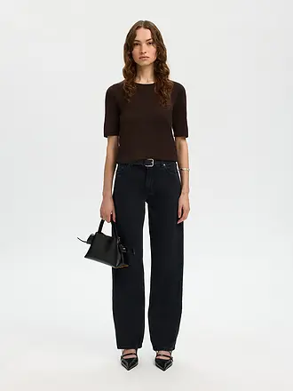 SELECTED FEMME | Pullover SLFLURA
Marca: SELECTED FEMME
Color: marrón
Categorías: Moda,Mujer
Largo de manga: Manga corta
Cuello: Cuello redondo
Material: Lyocell,Algodón,Metal,Lúrex,Nylon
Diseño: Liso
Corte (Prenda superior): Regular
Estilo: Pure
Detalles: Efecto br |